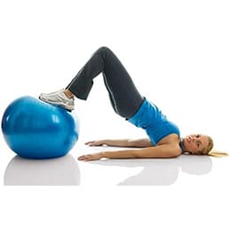 Pelota pilates 75 cm azul